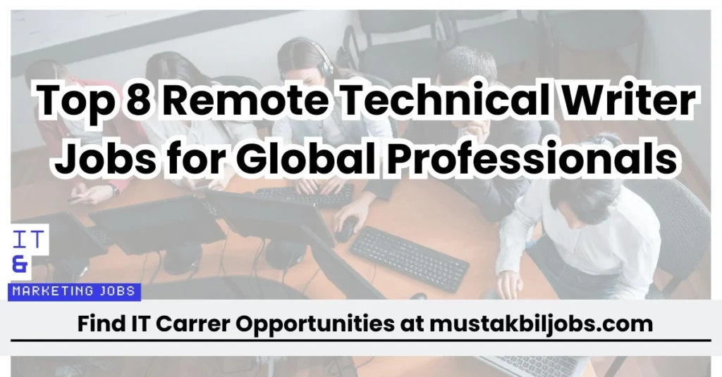 Top 8 Remote Technical Writer Jobs for Global Professionals
